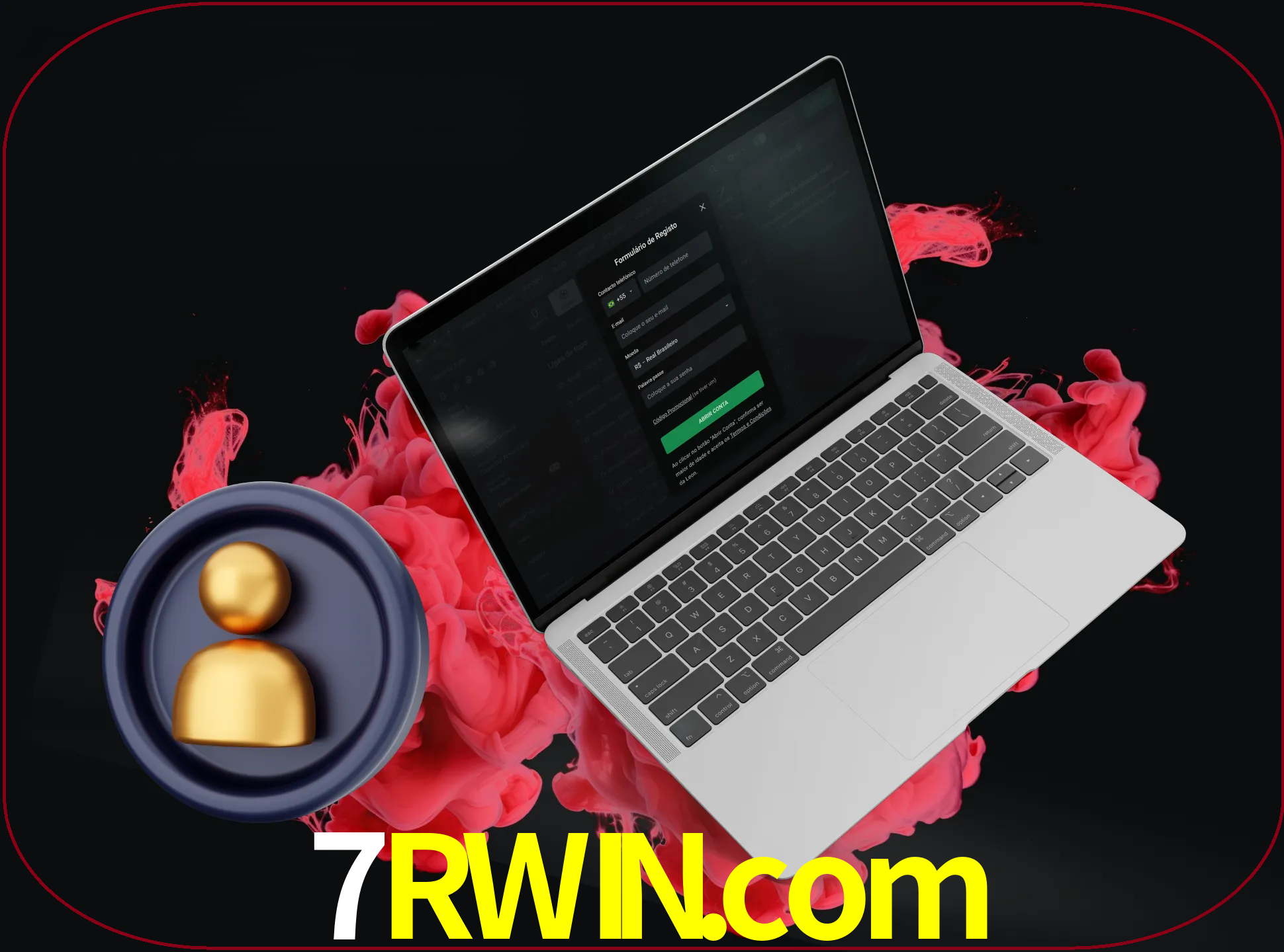 No cabeçalho do site 7rwin, clique no botão que o levará a um formulário especial onde terá de introduzir as suas informações actuais.
