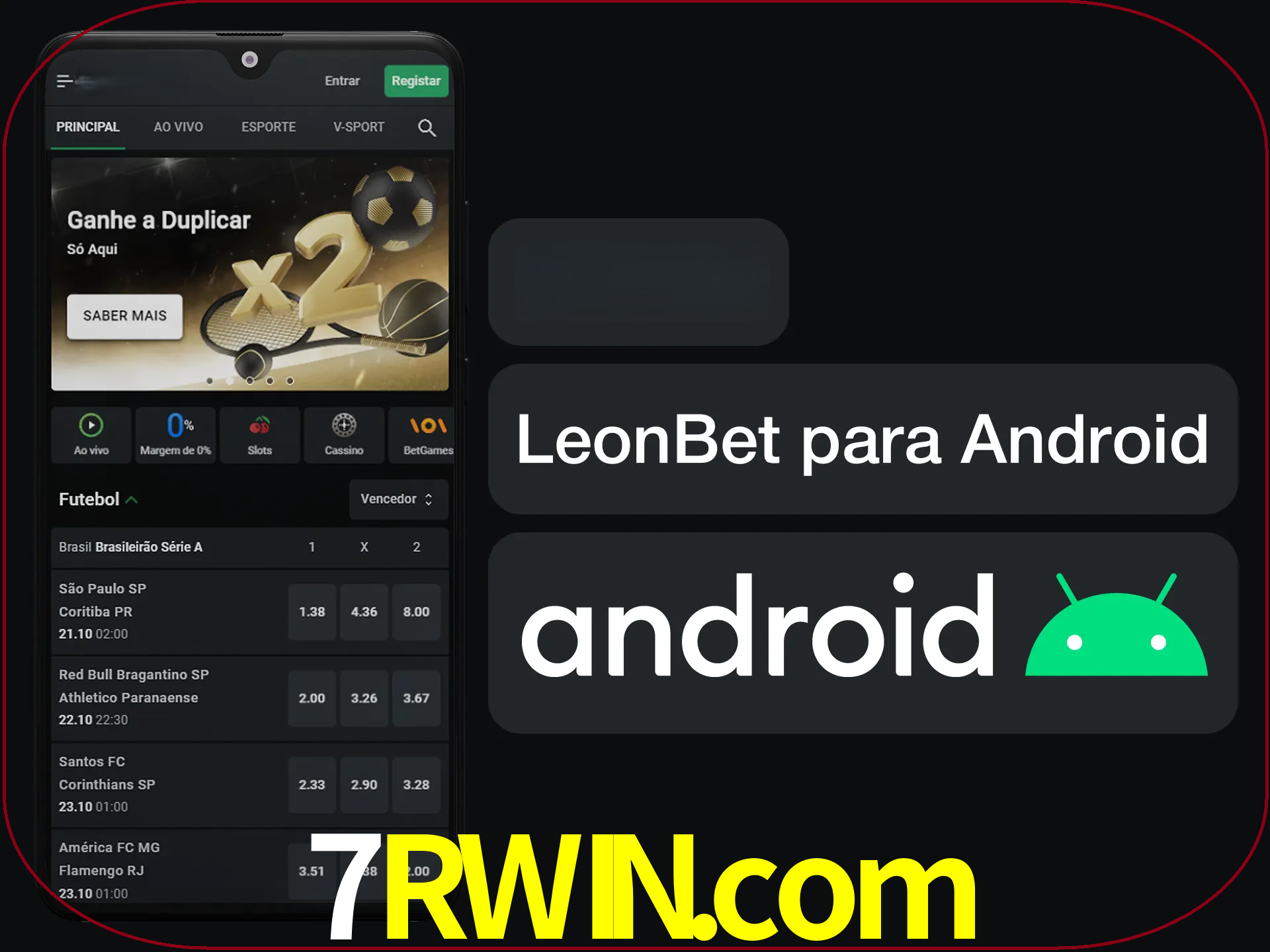 Adquira sua versão poket de LeonBet.