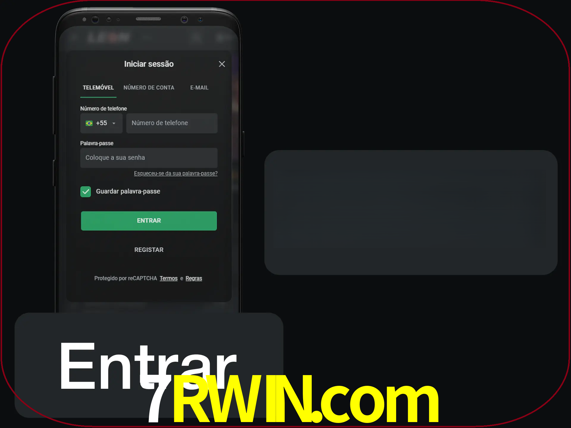 Faça o login para começar a apostar e jogar no cassino.