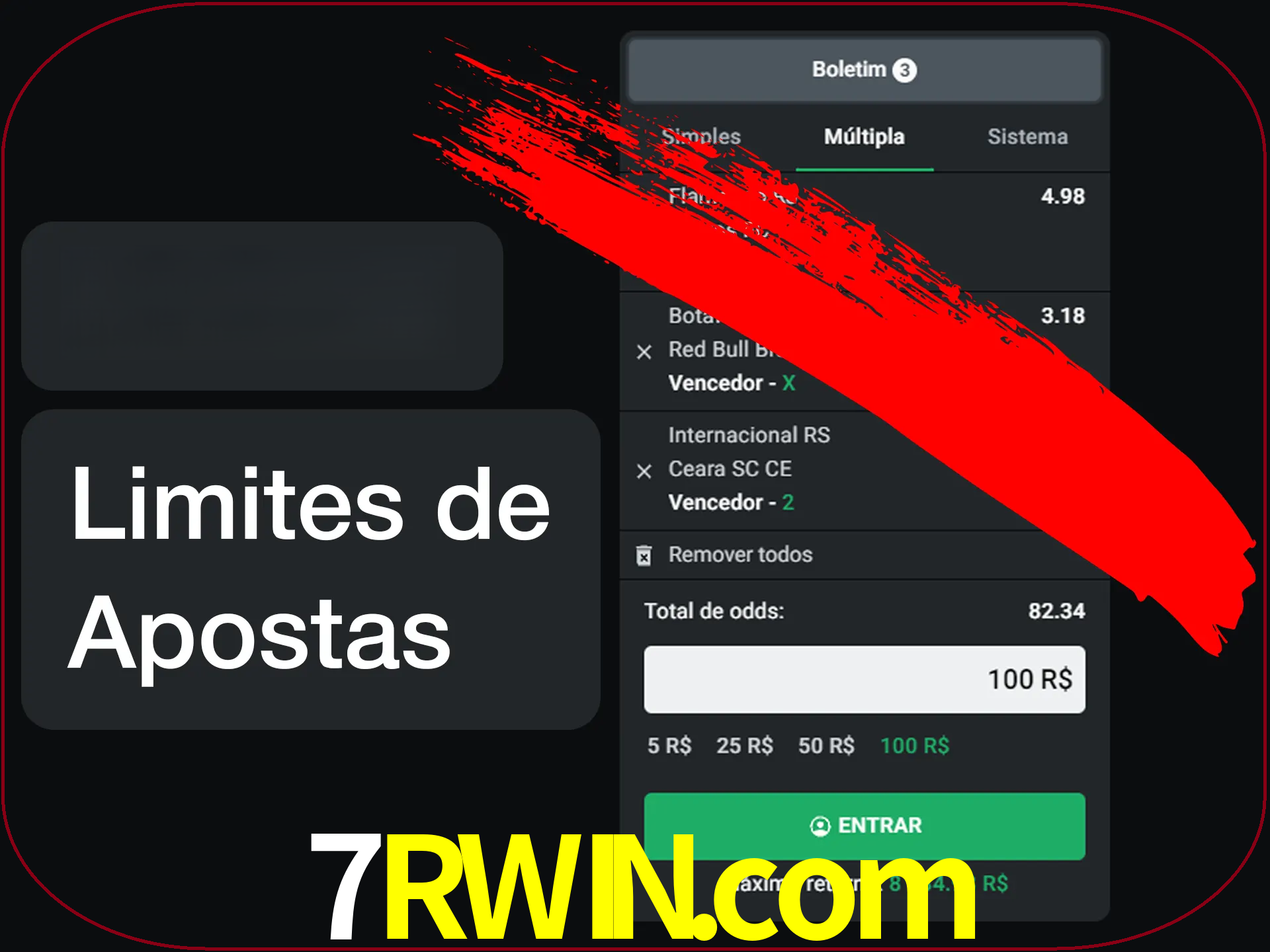 Não faça apostas loucas.